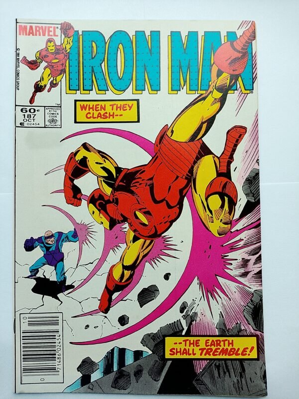 Komiks Iron Man #187 Oct 1984 Vibro App