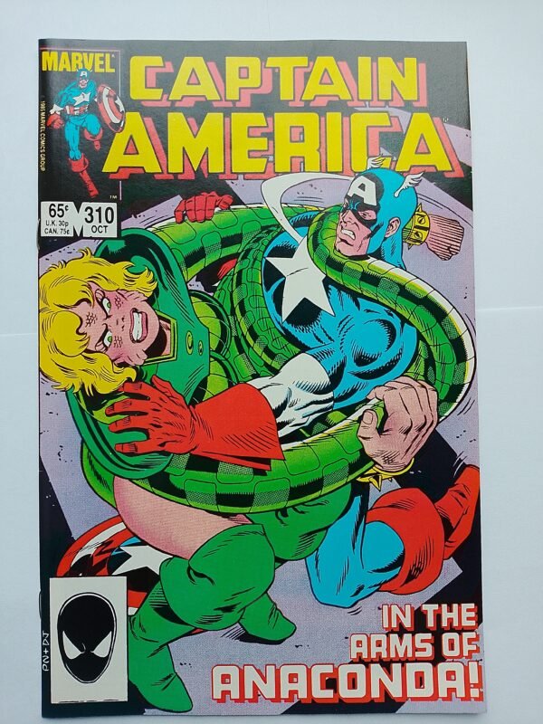 IMG_20260817_125059 Komiks Captain America #310 Oct 1985 1st App Diamondback