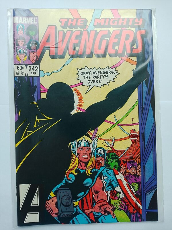 Komiks Avengers #242 April 1984 Mockinbird App