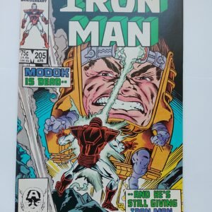 Komiks Iron Man #205 April 1986