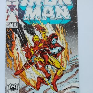 Komiks Iron Man #216 March 1987 Death of Cly Erwin