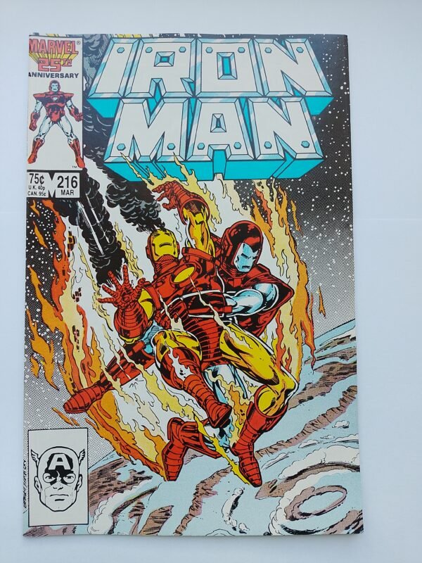 IMG_20260818_133753 Komiks Iron Man #216 March 1987 Death of Cly Erwin