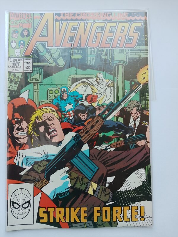 Komiks Avengers #321 Aug 1990