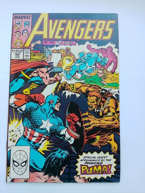 Komiks Avengers #304 June 1989