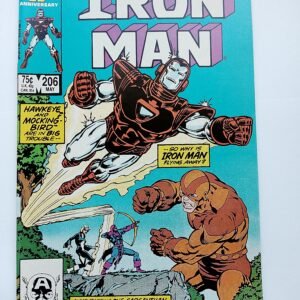 Komiks Iron Man #206 May 1986