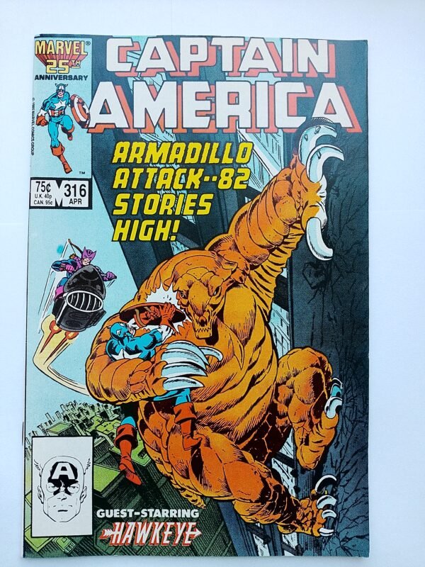 Komiks Captain America #316 April 1986