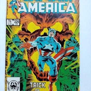 Komiks Captain America #326 Feb 1987 Mike Zeck Cover