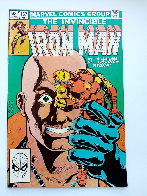 Komiks Iron Man #167 Feb 1983 2nd Full App Obadiah Stane