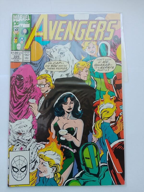 Komiks Avengers #325 Oct 1990 John Byrne Cover
