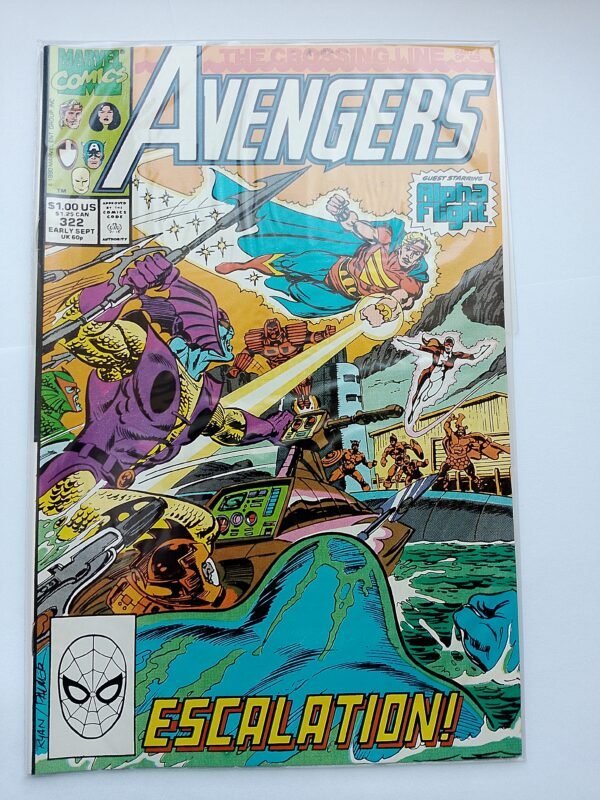 Komiks Avengers #322 Sept 1990