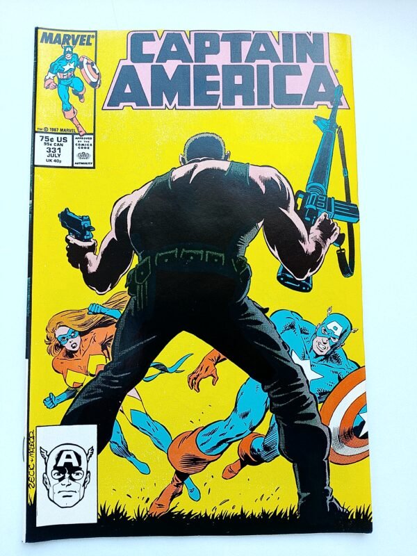 Komiks Captain America #331 July 1987 1st App GI Max Mike Zeck Cover