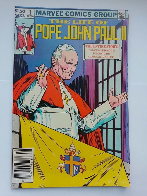 Pope1 Komiks The Life of Pope John Paul II 1982
