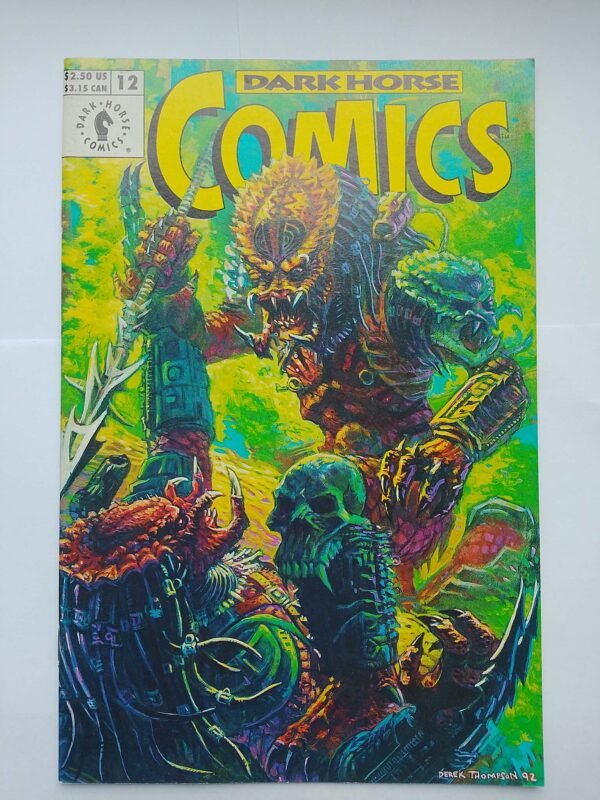 a0affcd3-b08a-43b6-b170-a7f157ab257c Komiks Dark Horse Comics #12 Aug 1993 Predator Cover