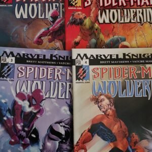 4 x Komiks Spiderman Wolverine #1-4 2003 Full Run