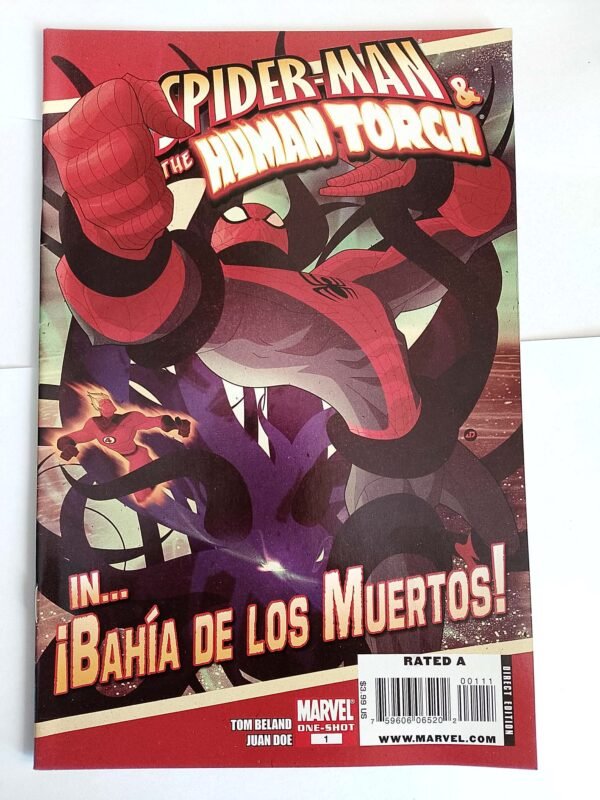 b2c9de84-b63a-416a-9e5b-1f433938b382 Komiks Spider-Man Human Torch Bahia De Los Muertos #1 2009