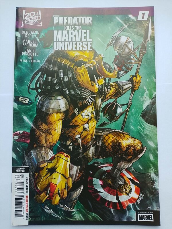 3 x Komiks Predator Kills Marvel Universe 3 of 5 2025