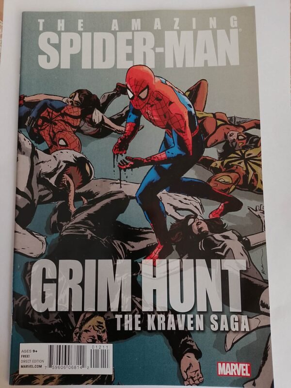 ebb68daf-4113-4f12-b530-960d248669d0 Komiks Amazing Spiderman Grim Hunt #1 Kraven Saga 2010