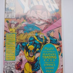 Komiks X-Men #14 Nov 1992 Sealed+Apocalypse Trading Card
