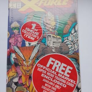 Komiks X-Force #1 1991 1st App Warpath Sealed + Card