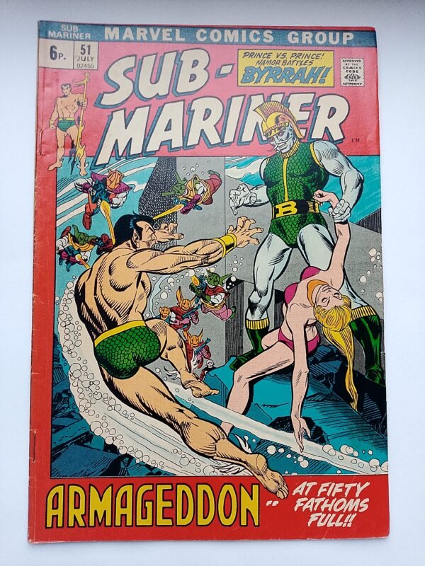 IMG_20260925_073650 Komiks Sub-Mariner #51 July 1972 Origin&2nd App Namorita