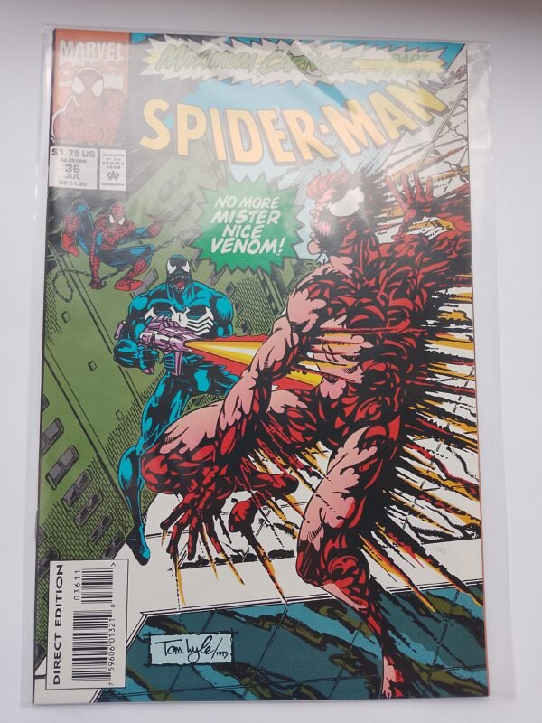 Komiks Spiderman #36 July 1993 Venom&Carnage App