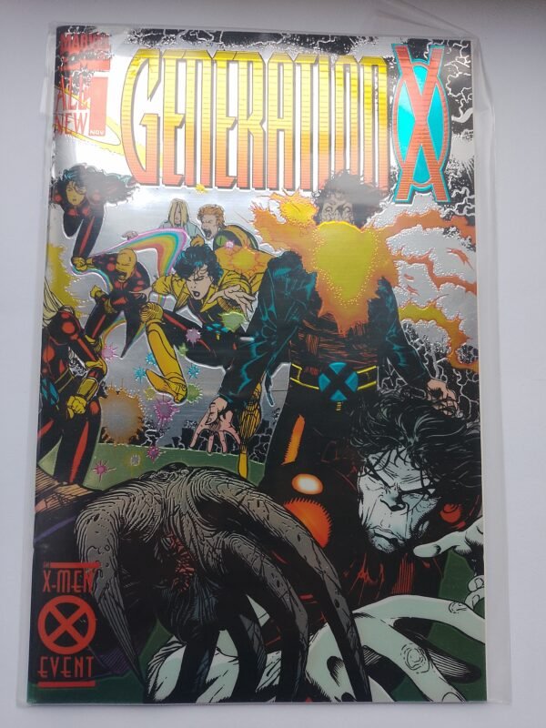 IMG_20260925_073828 Komiks Generation X #1 Nov 1994 1st App Chamber&Emplate Chromium Cover