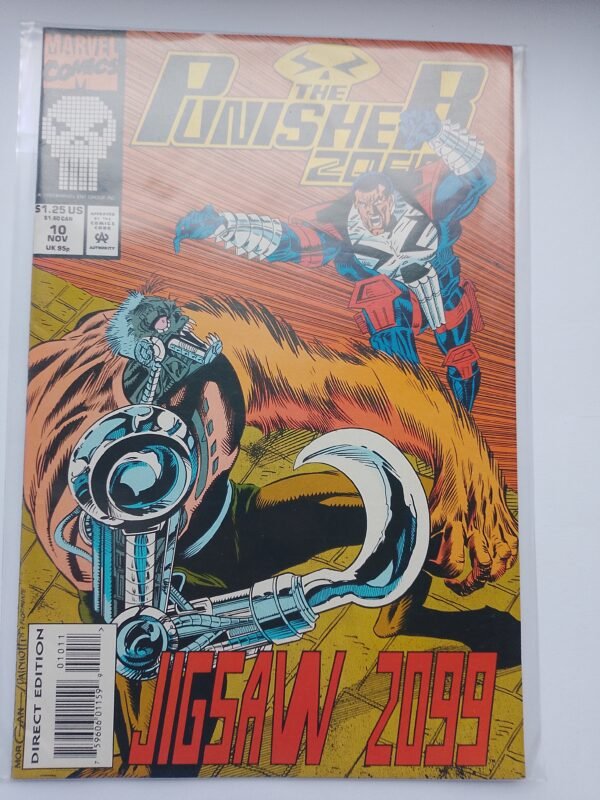 Komiks Punisher 2099 #10 Nov 1993 1st App Jigsaw 2099
