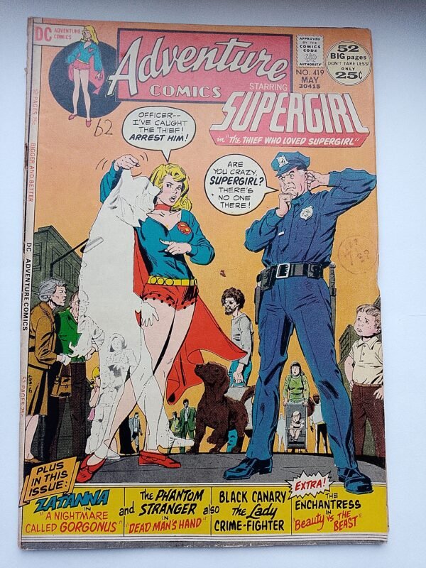 Komiks Adventure Comics #419 May 1972 Letter from David Michelinie