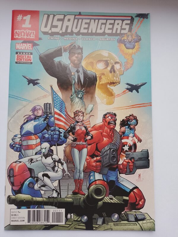 Komiks U.S Avengers #1 March 2017 1st Team App U.S.Avengers