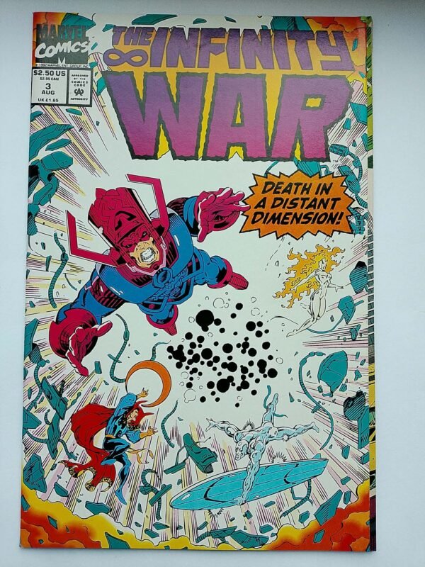 Komiks Infinity War #3 Aug 1992 Wraparound Cover