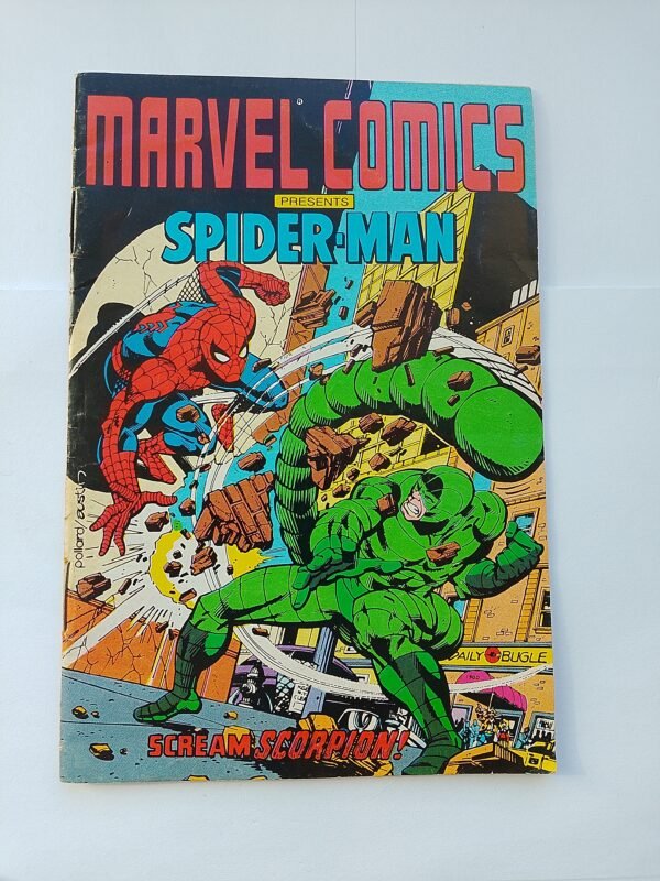 Komiks Marvel Comics Presents Spiderman Scream Scorpion Mini Comics 1987