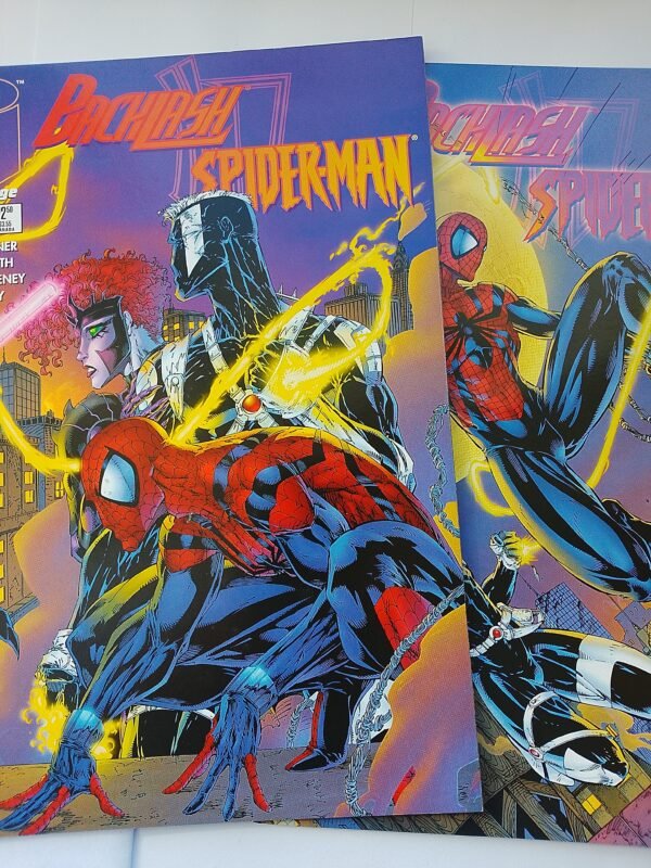 IMG_20261017_124337 2 x Komiks Backlash Spiderman #1-2 Aug 1996
