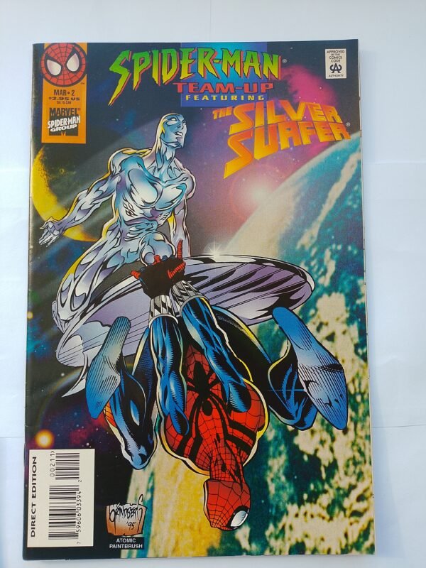 Komiks Spiderman Team Up #2 Silver Surfer March 1996