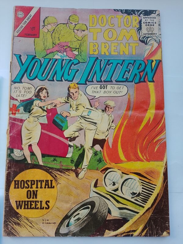 Komiks Doctor Tom Brent Young Intern #1 Feb 1963