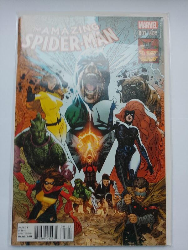 IMG_20261022_094232 Komiks Amazing Spiderman #1 2015 1:50 Variant Edition 50 Years of Inhumans